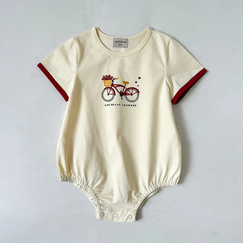 Ali Plus SS26 Printed Bike collection Family Matches Clothes boys girls baby