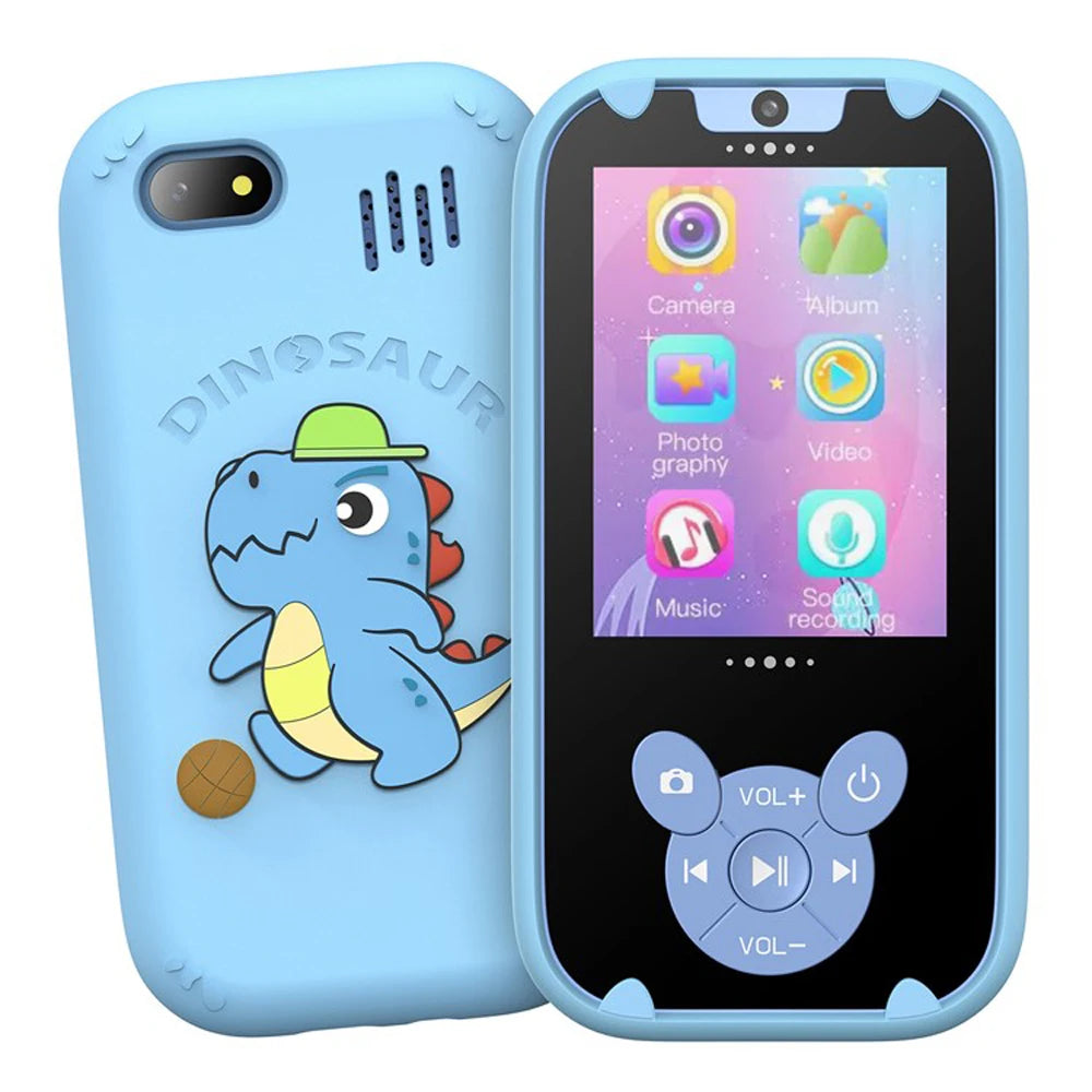 Interesting Kids Smart Learning Phone,8GB Memory Game Gift Educational Toy with Dual Camera &Music Player for Ages 3-12 Birthday