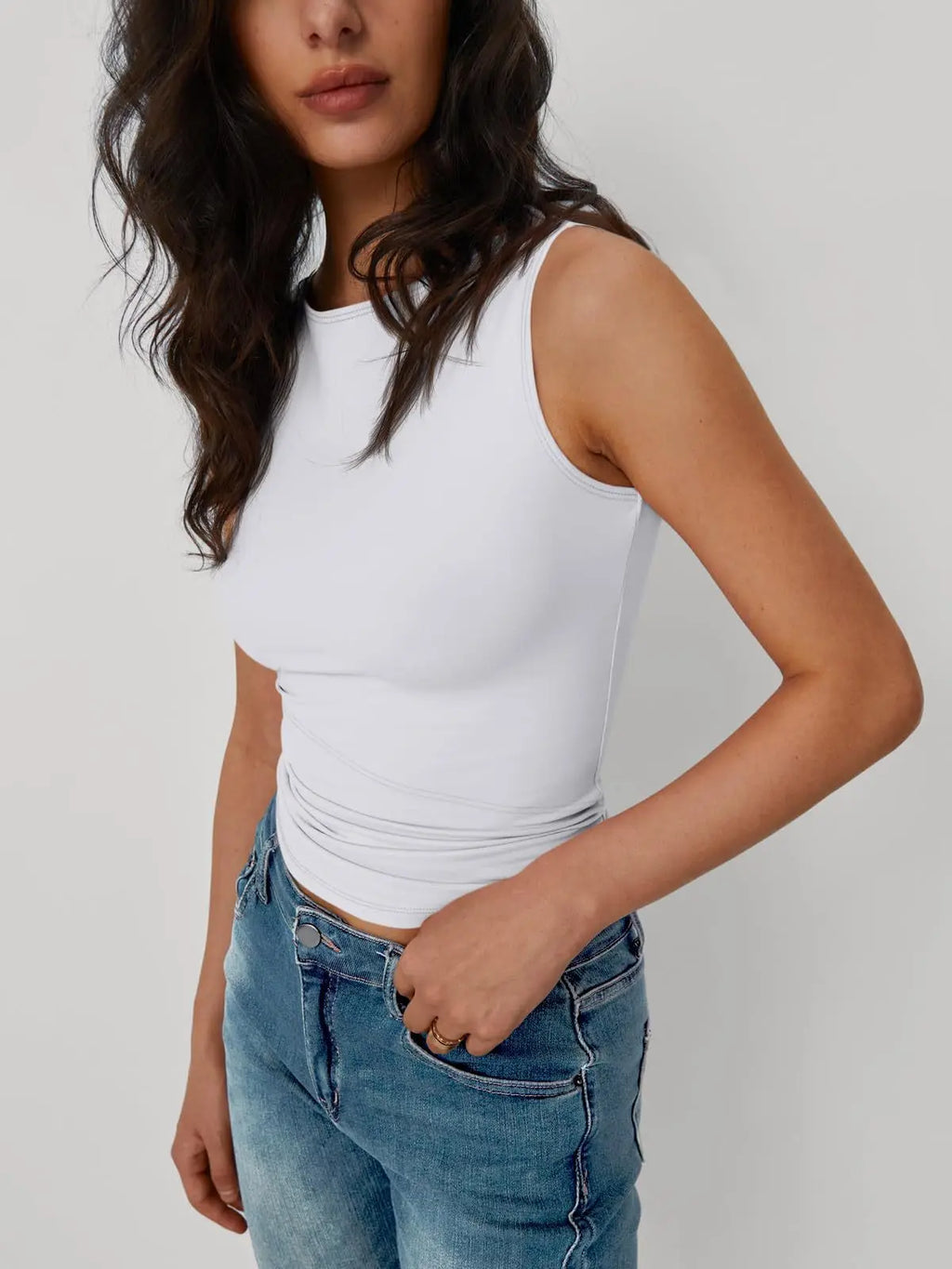 Spring Summer 2026 New Women's Vest Sleeveless Slim-fit Fashionable and Sexy Top for Women Y2K Clothing