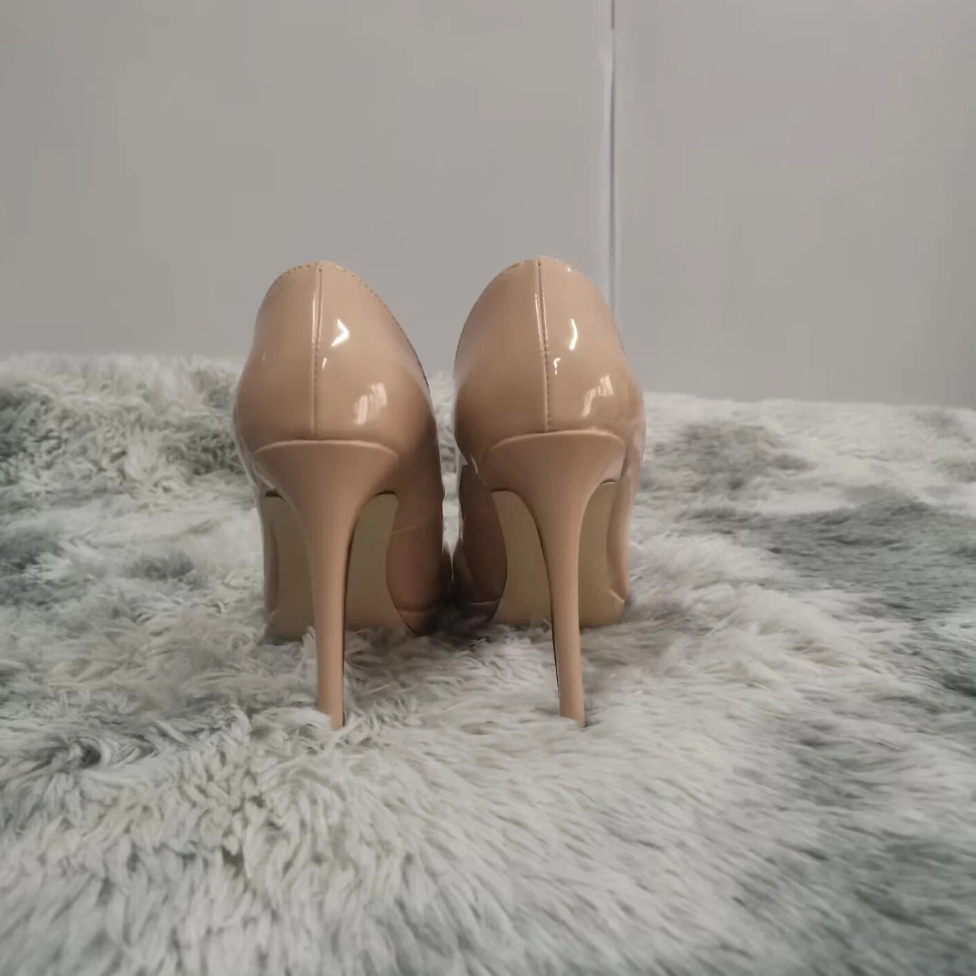 New 2026 Women Stilettos Platfrom Pumps Sexy 11cm Round Toe High Heels Shallow Elegant Lady Office Party Wedding Shoes Big Size