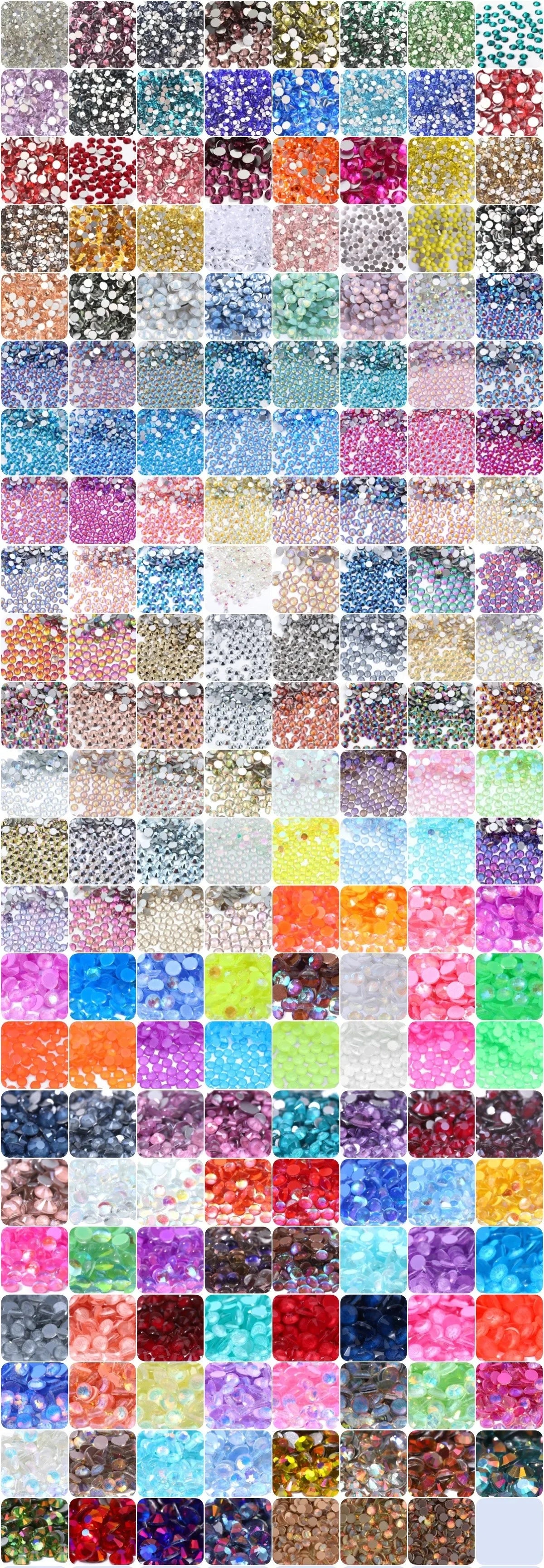 SS4-40 Yellow Citrine Glass Non HotFix Rhinestones Flatback Crystal Strass Glitter for DIY Manicure 3D Nail Art Fabric Garment
