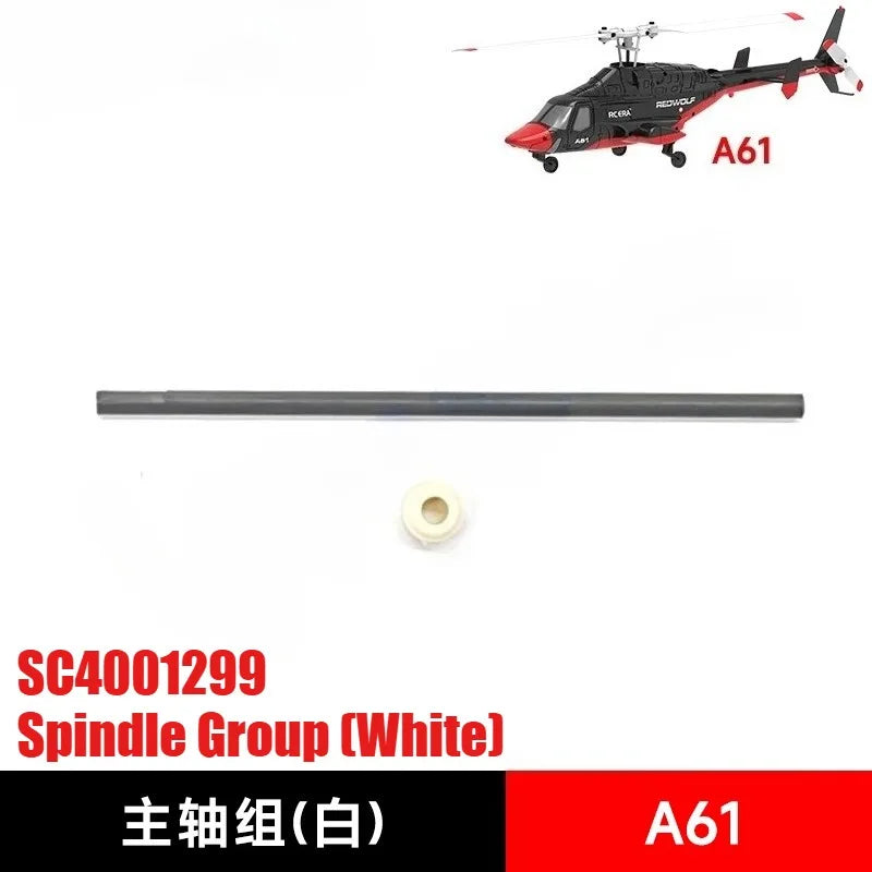 RC ERA A61 RC Helicopter Simulation Original Spare Parts Complete Set Chassis Main Frame Remote Control Blade Receiver Motor