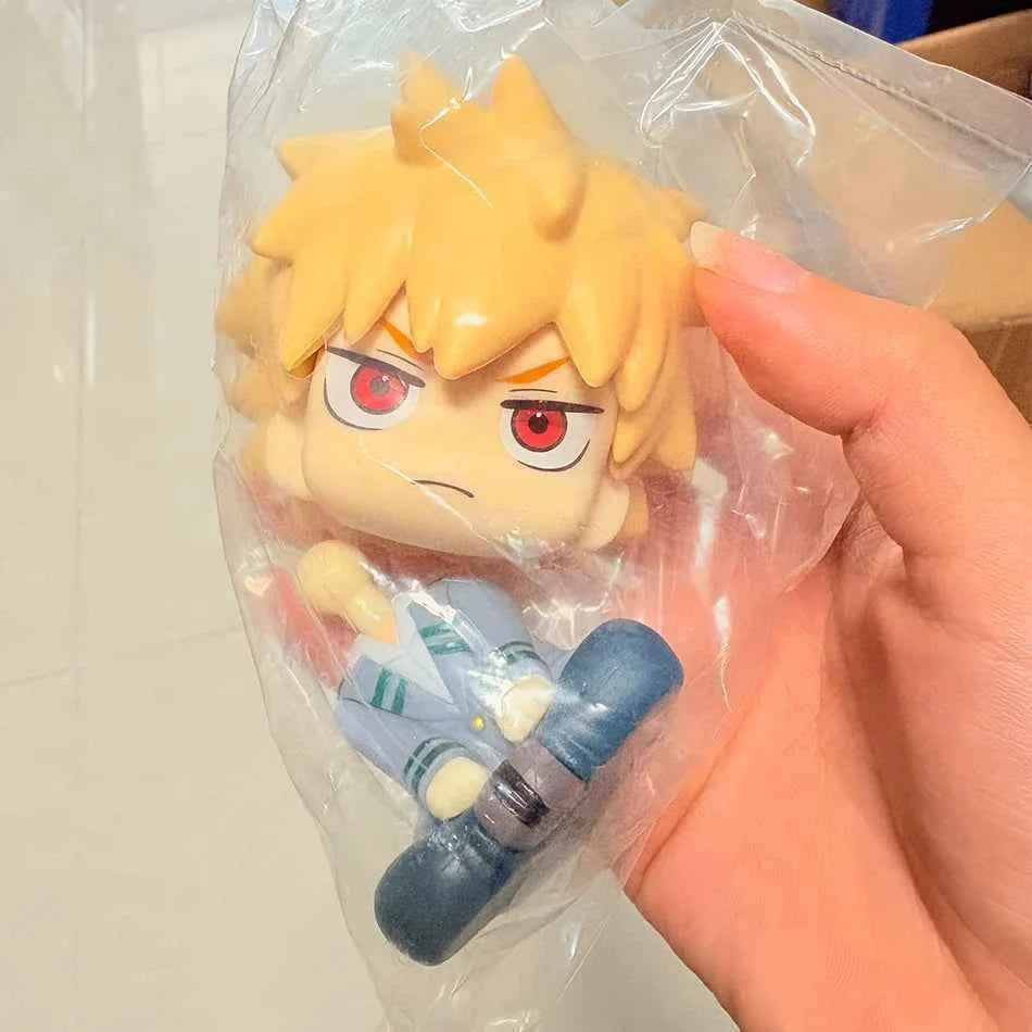 New My Hero Academia (MHA): Tomura Shigaraki / Izuku Midoriya / Katsuki Bakugo Cute Chibi PVC Figurine | Collectible Toy Model