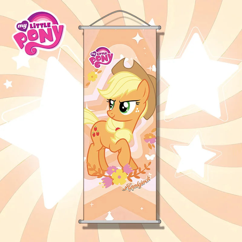 My Little Pony Hanging Poster Anime Convention Wall Decor Canvas Painting for Living Room, Study Room, Children's Room