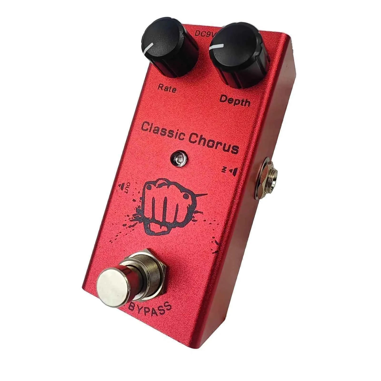 Electric Guitar Pedal Overdrive/ Distortion/Chorus/Delay/Tremolo Delay True Bypass, Durable Design for Versatile Tones