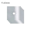 4PCS 8PCS Barbecue Stove Protective Cover 27cm Gas Stove Surface Protective Pad Kitchen Cleaning Accessories