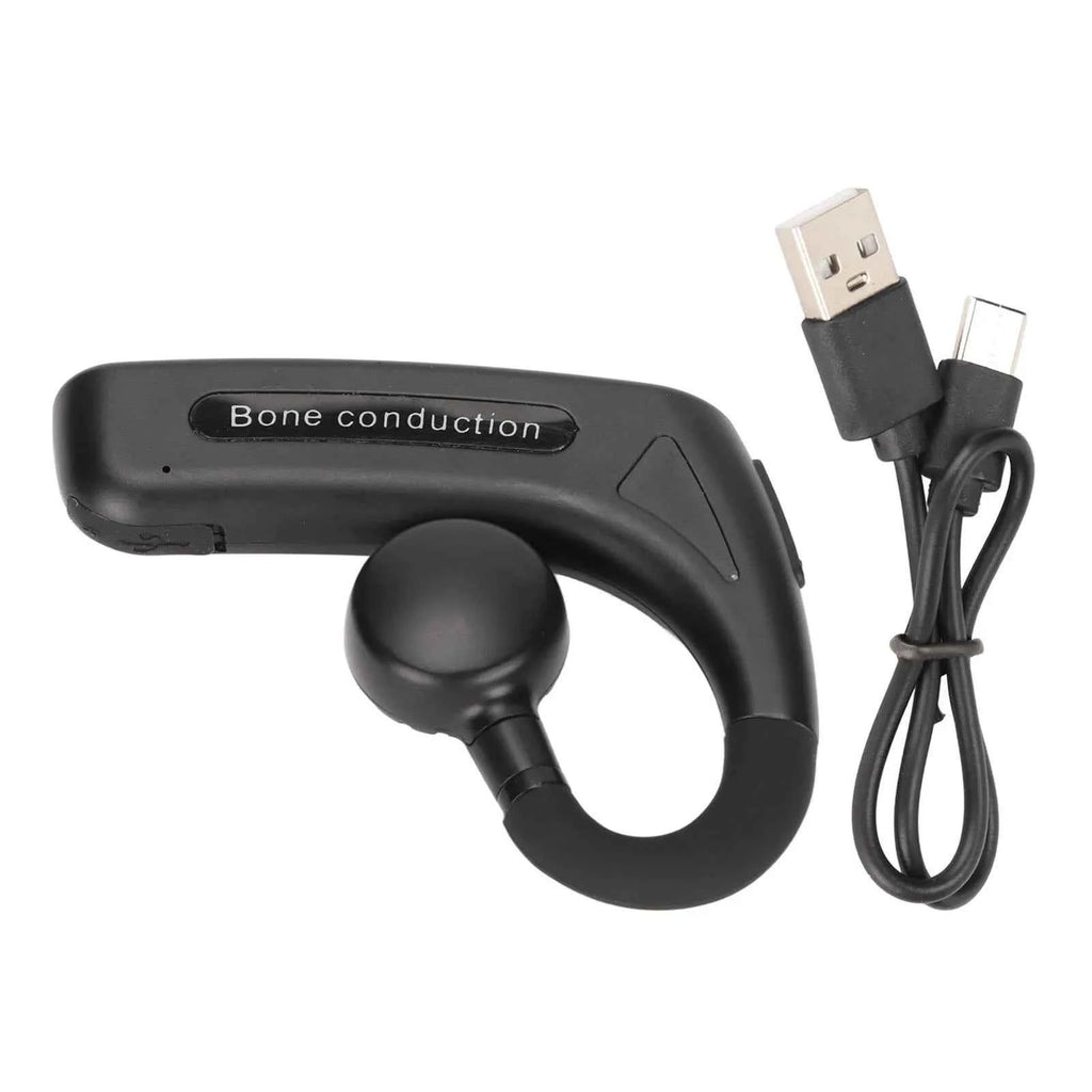 Bone Conduction Earbuds Stereo  5.0 Multifunctional Hands  Wireless Earpiece for Deaf  Earpiece