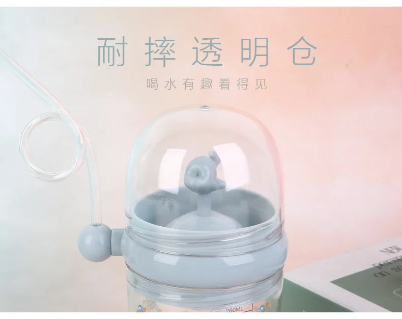Water Bottles Children Whale Squirting Cup Dolphin Goldfish Prevent Falling Bottle Drinkware Kitchen Dining Bar Home