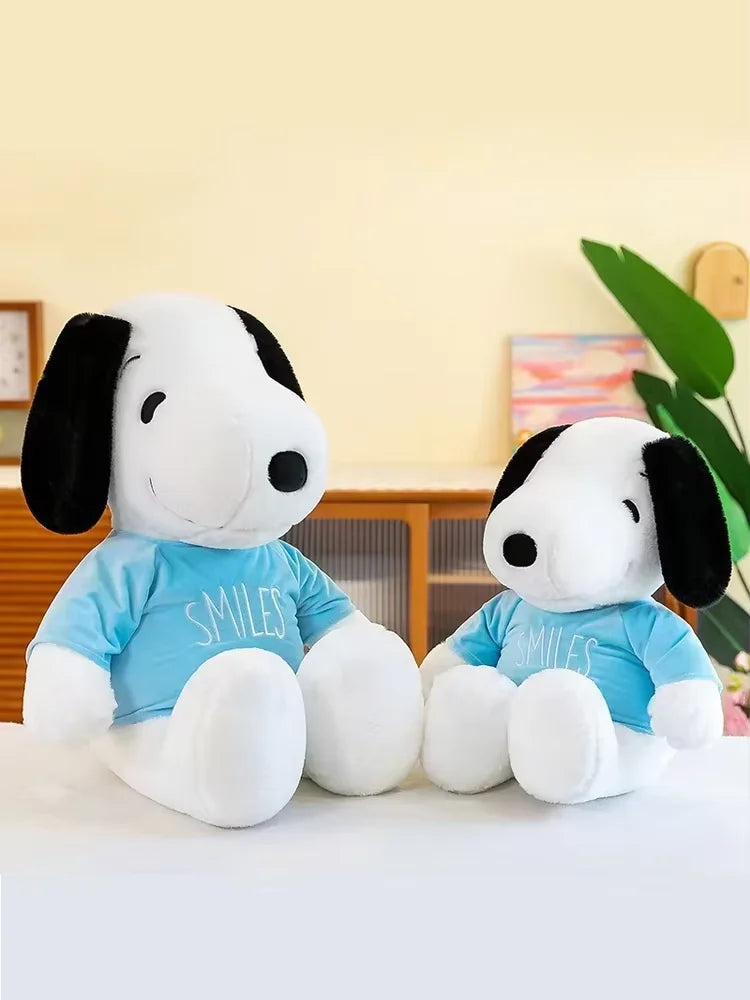 2026 New 35cm Cartoon Cute Snoopy Plush Toy Pillow Sofa Back Plush Doll Gifts For Children birthday gift