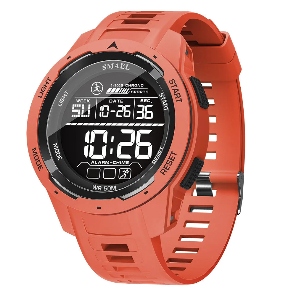 New SMAEL 8105 Watches Camo Strap Military Sport Watch for Men Clock Fashion Digital Wristwatch Waterproof Shockproof Watches