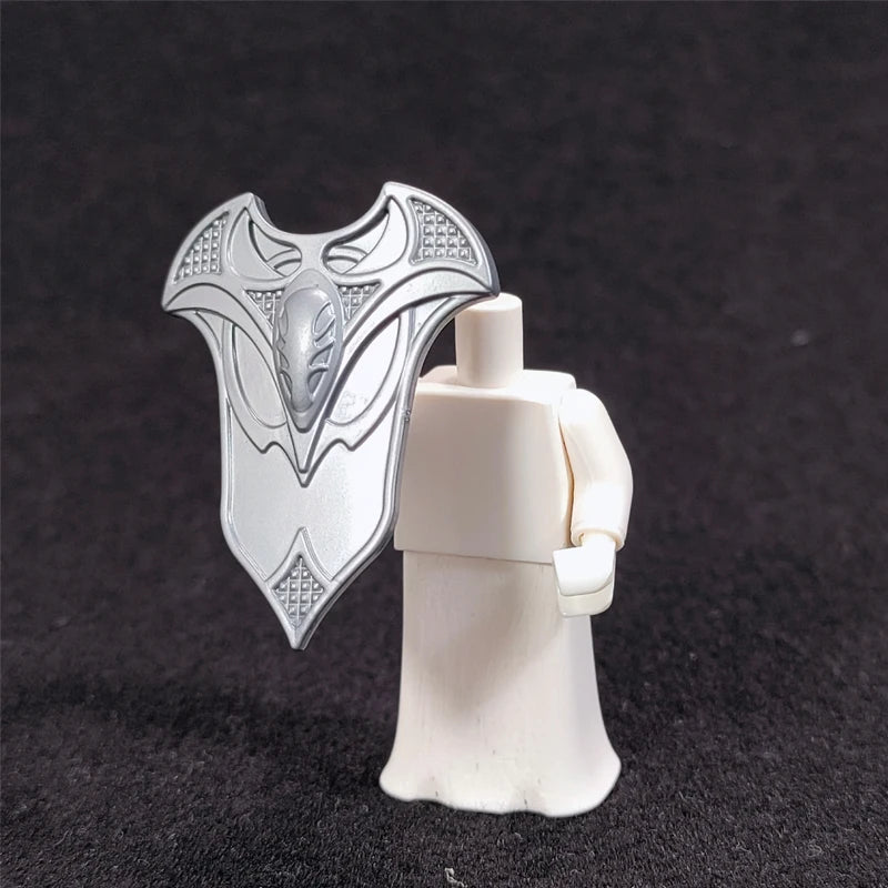 10PCS/SET Middle Ages Knights Elf  MOC  Shield Sword  Spear  For 4cm Mini Dolls  Building Blocks Brick Toys For Kid