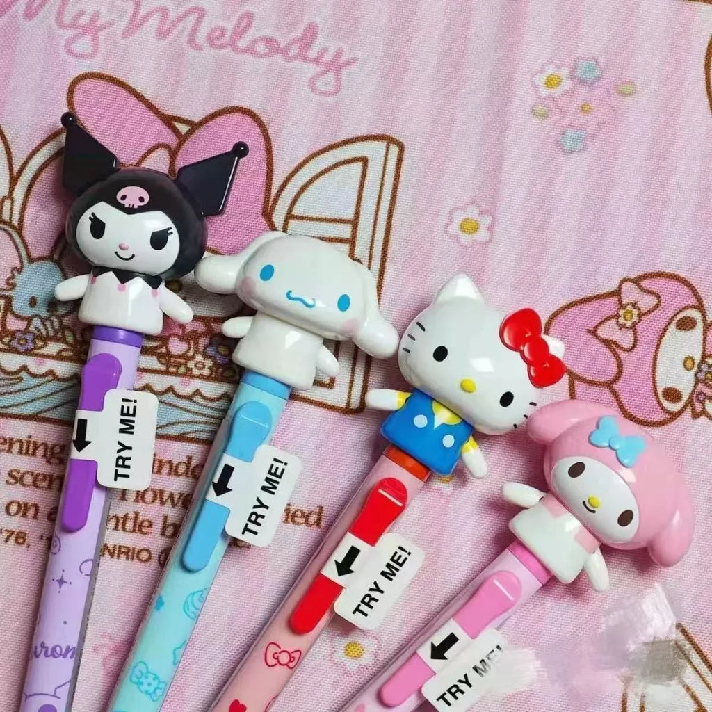 Sanrio Cartoon Peripheral Ballpoint Pen, Cute and Creative Cartoon Design, Suitable for Back to School Season Essential