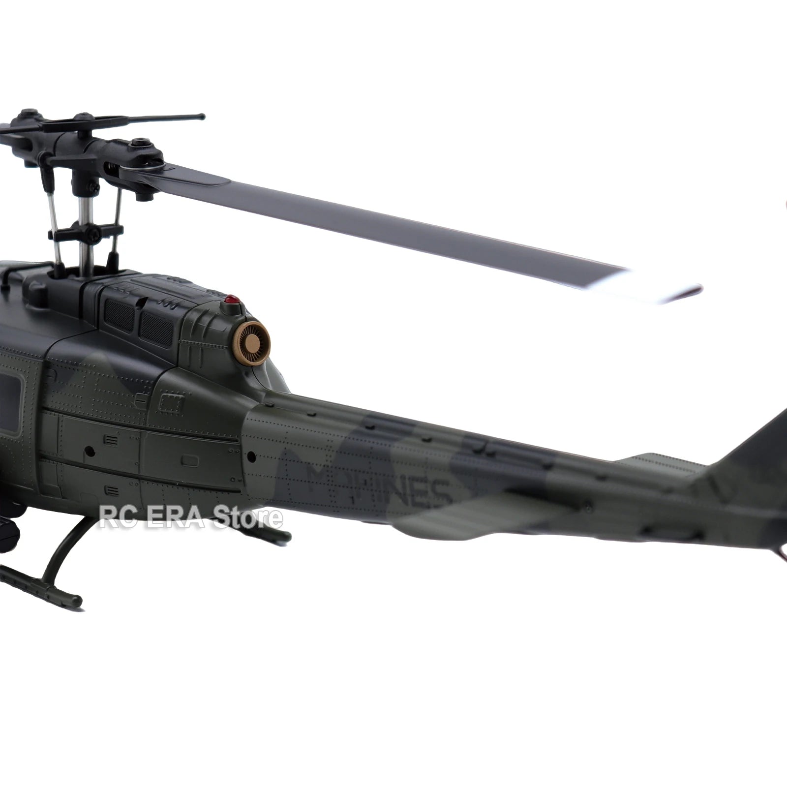 RC ERA C032 UH1 Huey Weathered Marine 6ch RC Helicopter with Optical Flow TOF Auto Stabilized Remote Control Hobby Toys for Boy