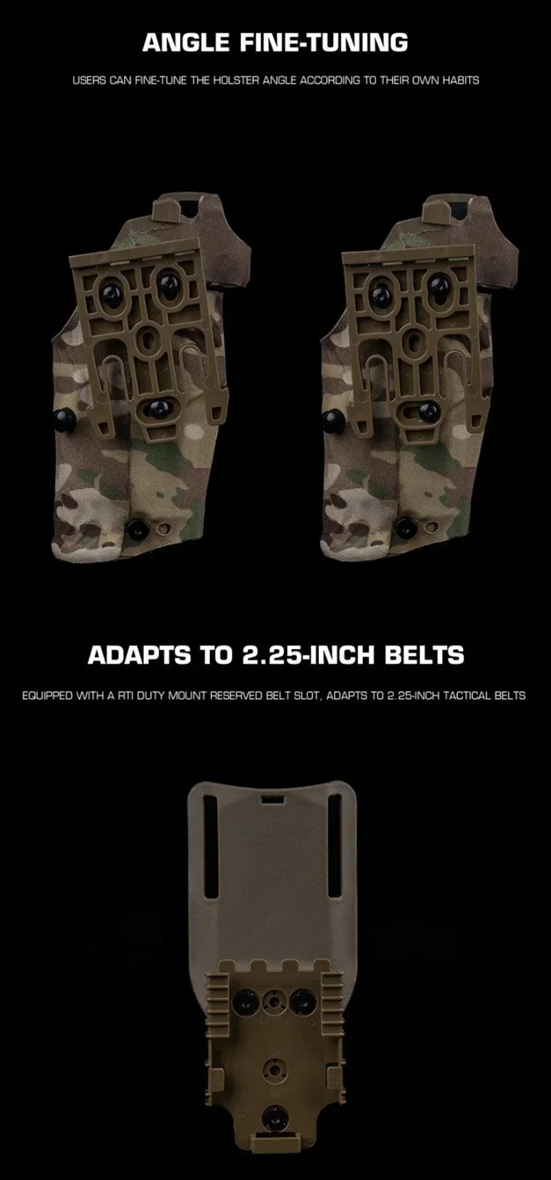 Tactical Gun Holster Glock17 Gen4 with X300 X300U Flashlight Quick Release Drop Leg Holsters Right Left Hand Pistol Gun Carry