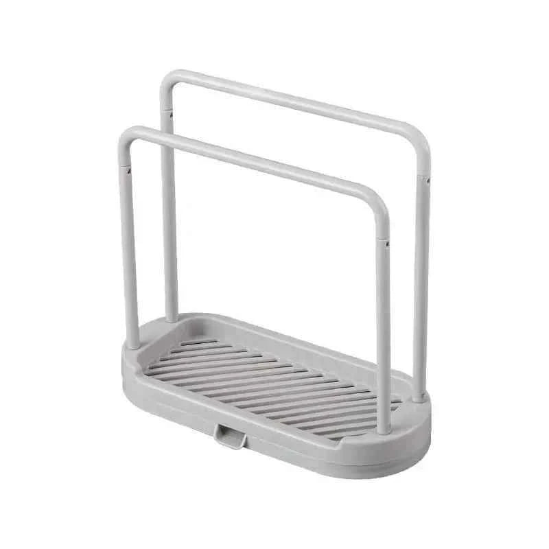 Kitchen Rag Drain Stand Kitchen Accessories Sink Drainage Shelf Sink Drain Storage Basket for Sponge Rag Wire Ball