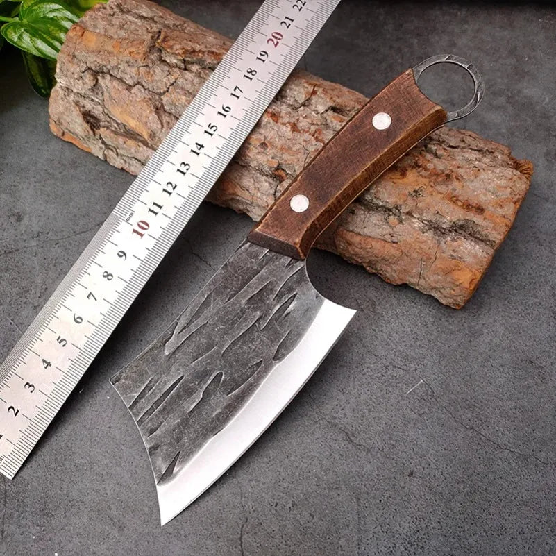Cleaver Knife Slicing Fish Meat Vegetables Boning Butcher Knife Stainless Steel Wooden Handle Kitchen Knives Chef Cooking Knifes
