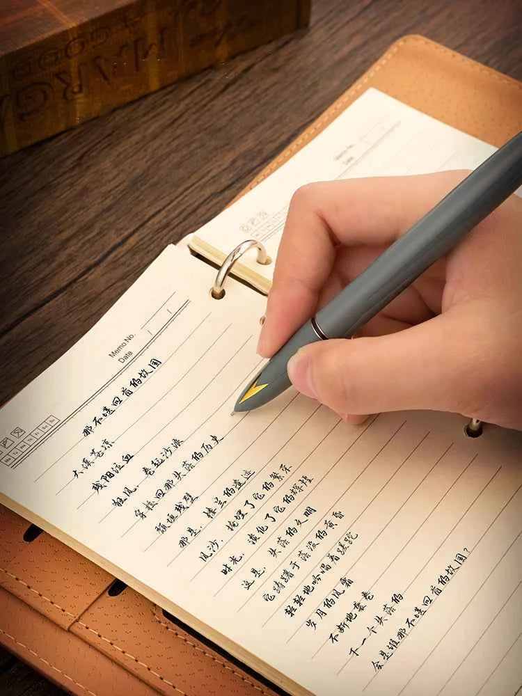 Hero 616S Classic Retro Fountain Pen Dark Tip 0.5mm Iridium Gold Nib Business Office Gift Student School Stationery Supplies