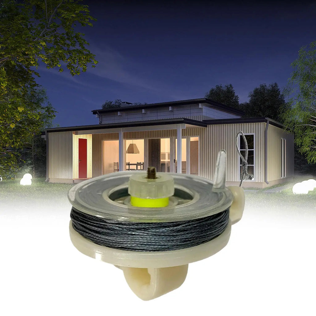 Trip Wire Security Alarms Trip Wire 82ft Weatherproof Camping Accessories Security System for Defense Hunting Traps Survival