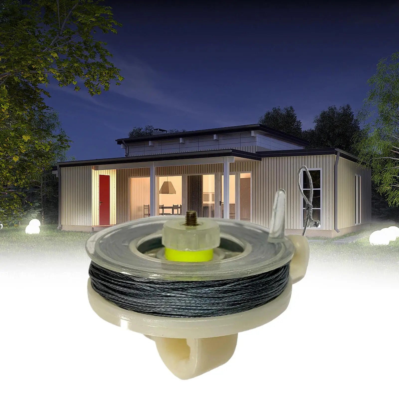 Trip Wire Security Alarms Trip Wire 82ft Weatherproof Camping Accessories Security System for Defense Hunting Traps Survival