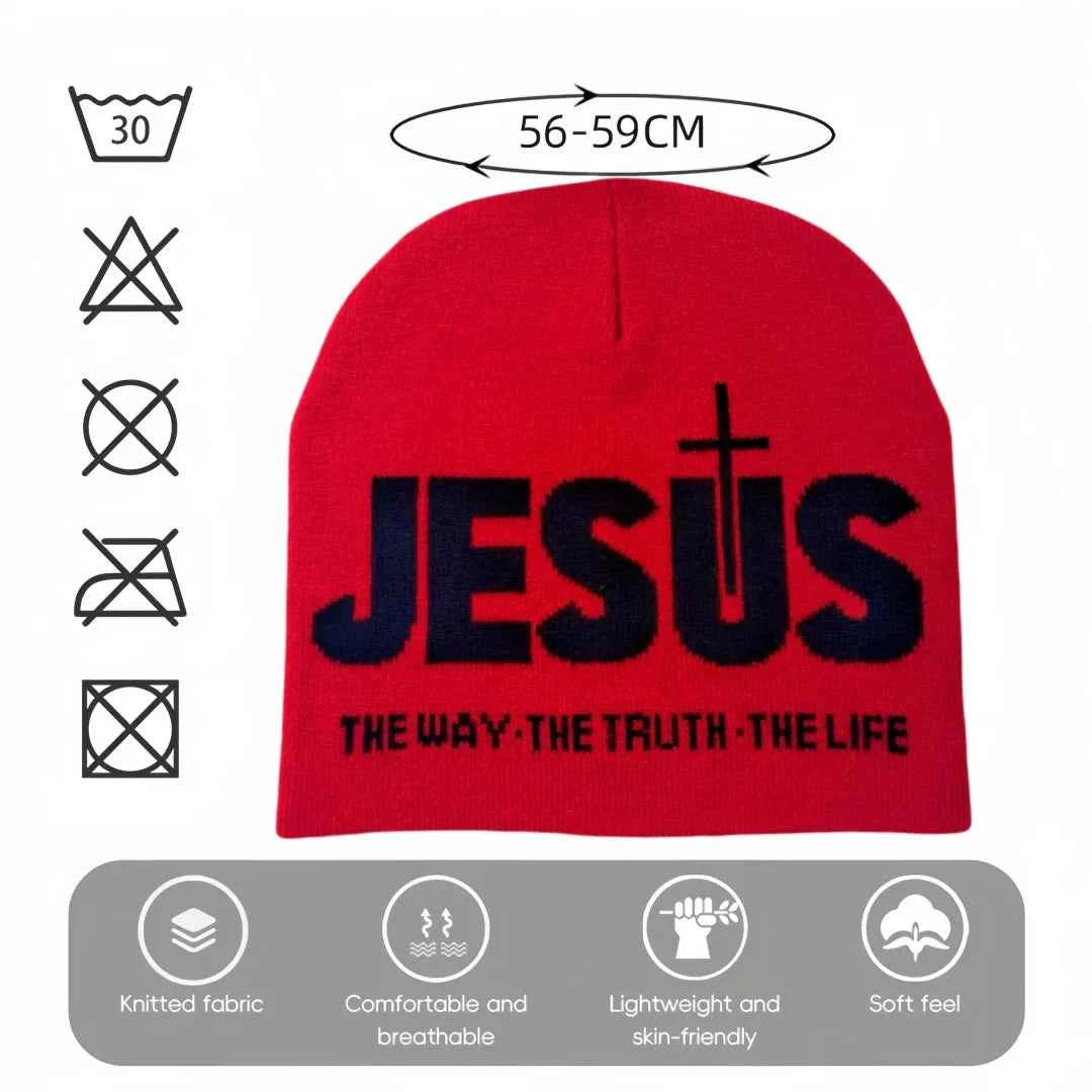 letters knitted hat fall and winter new outdoor travel windproof ear protection multifunctional headset cold cap men and