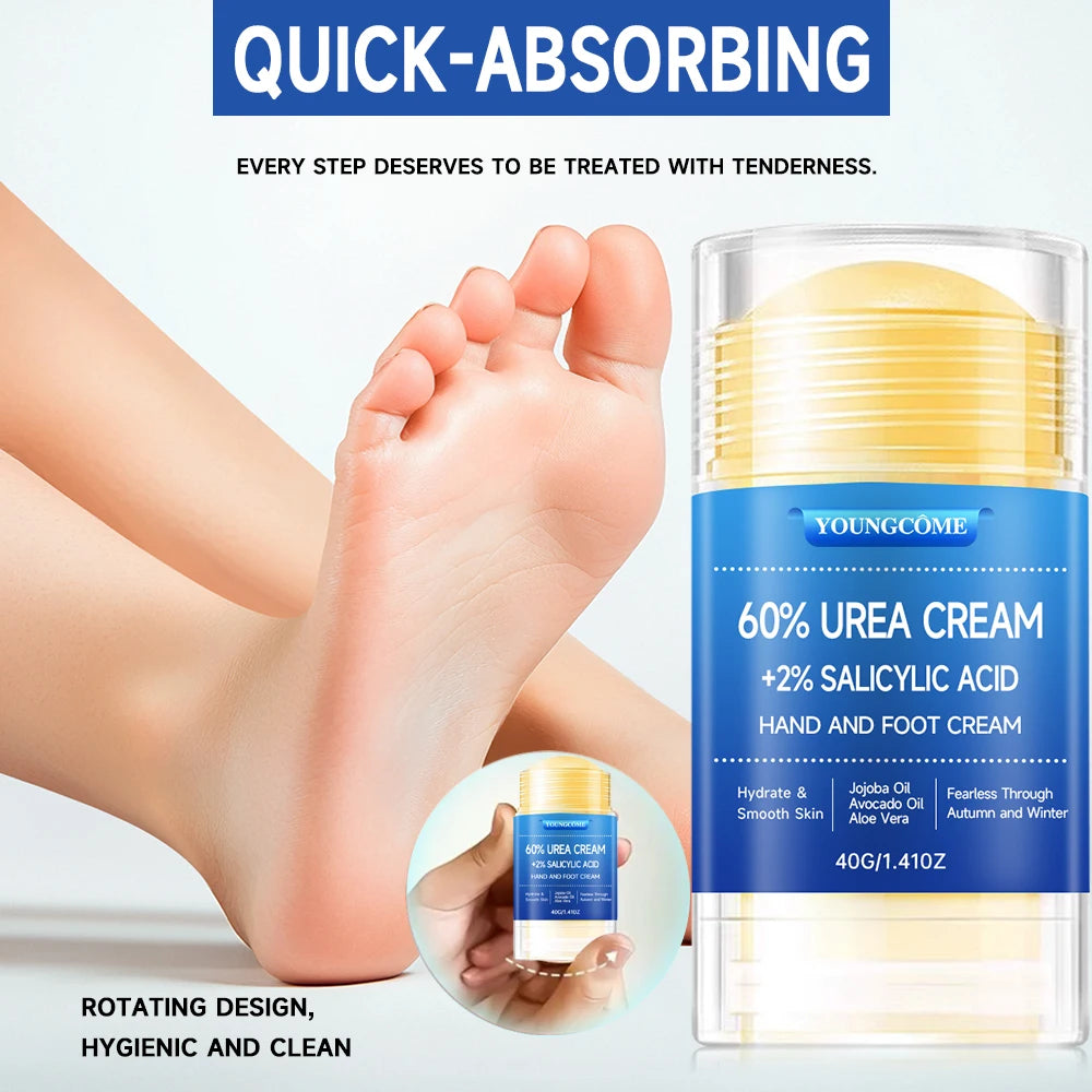 Urea Cream Percent For Feet Plus Salicylic Acid Foot Cream and Hand Cream Maximum Strength with Hyaluronic Acid,Tea Tree