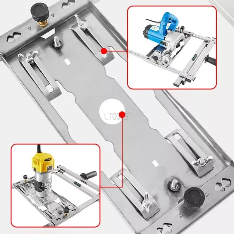 Electricity Circular Saw Trimmer Machine Guide Positioning Cutting Board Tools Woodworking Router Machine Multifunction Tools