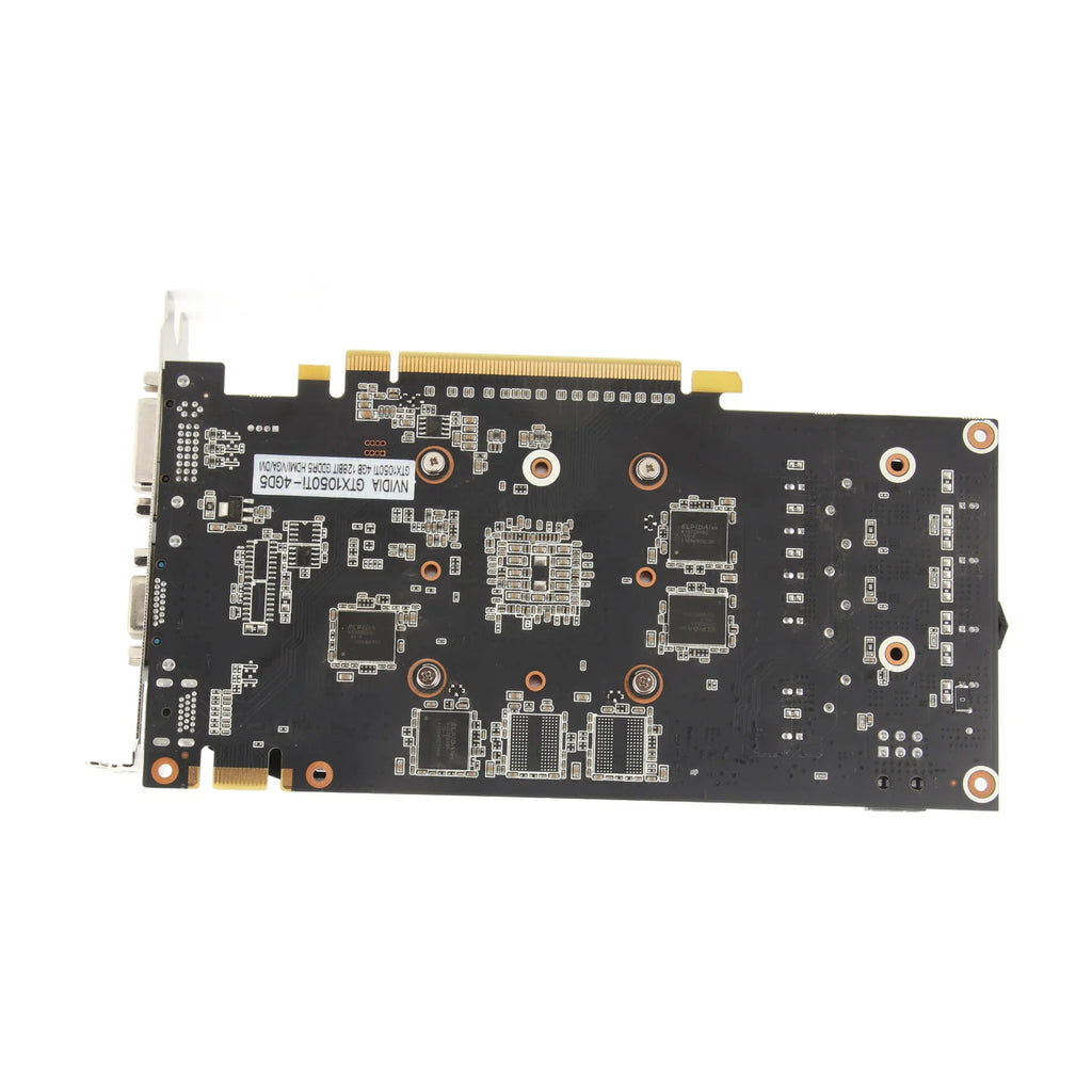4G Gaming Memory Card GTX1050TI Graphics Card GTX1050TI Graphics Card with Cooling Dual Fans Desktop PC HD 4G Gaming Memory Card