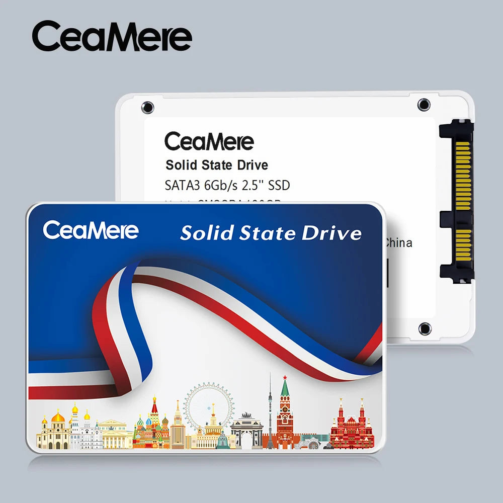 CeaMere Sata Ssd 5-20PCS 120GB 2.5 2.5 Solid State Drive 128GB 256GB 480GB Used for notebook computers and desktop computers