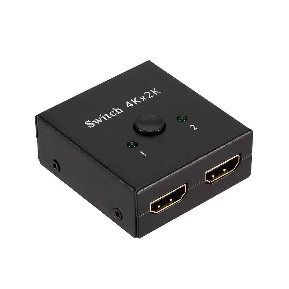 8K 60Hz HDMI Switch 2 Ports 2 In 1 Out Video Splitter for Laptop PC Xbox PS3/4/5 TV Box to Monitor TV Projector Adapter
