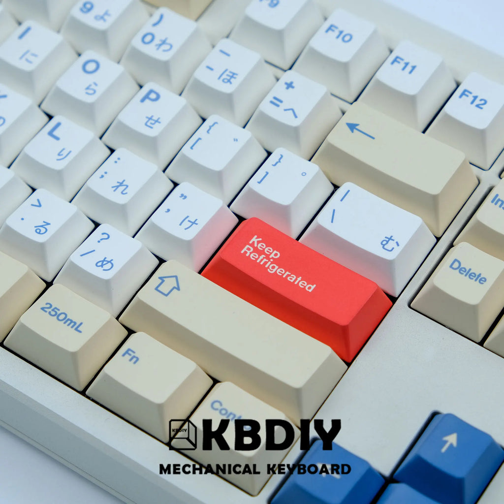 KBDiy 135 Keys/Set GMK Soymilk PBT Keycaps Cherry Profile MX Switch Korean Keycap for Mechanical Gaming Keyboard Custom Key Caps