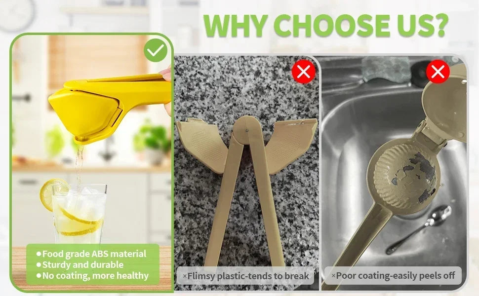 New Manual Lemon Fruit Juicer Easy To Squeeze Manual Kitchen Juice Squeezer Kitchen Gadgets Lemon Squeezer