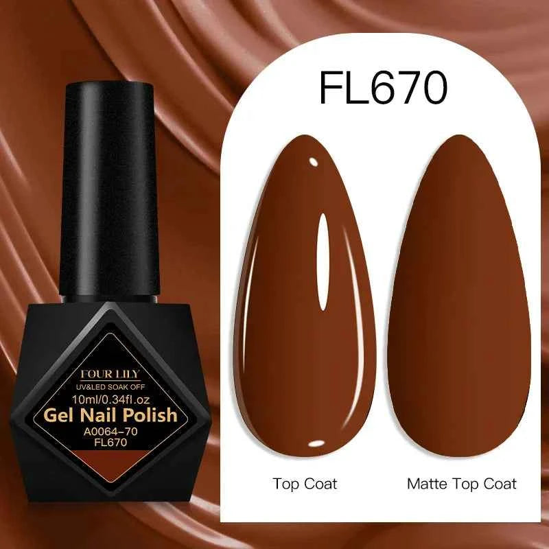 10ml Gel Nail Polish 162 Colors Nail Supplies Vernis Semi Permanent Nail Art Manicure Soak Off LED UV Gel Nail Varnishes Summer