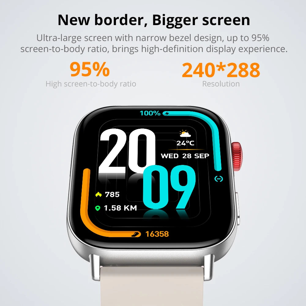 COLMI C8 Max Smart Watch for Men And Women with Voice Calling Feature 1.93" Large HD Color Display Health & Fitness Tracker