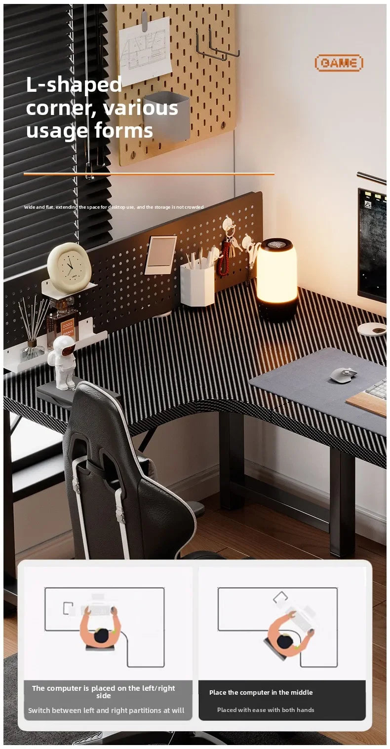 Computer desk Home corner table Study table Office writing desk E-sports