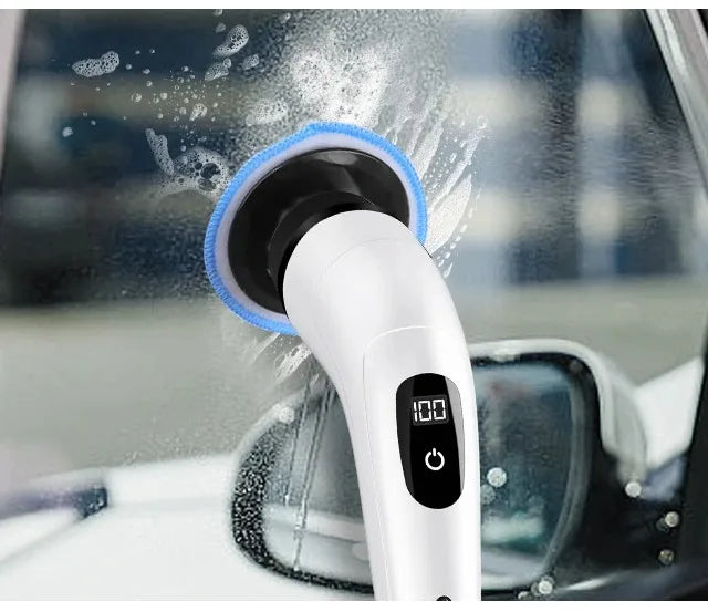 Electric Cleaning Brush Electric Spin Scrubber 7 in 1 Cleaning Tool For Kitchen/Bathroom/Living Room Household Hair Brushes