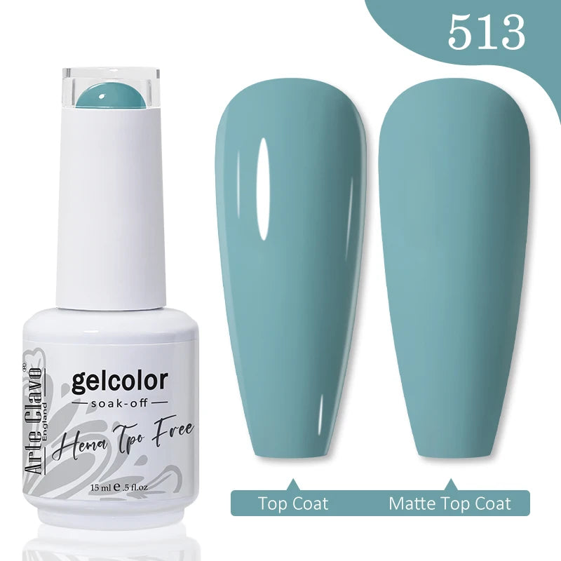 Arte Clavo TPO HEMA FREE Top Quality Discount Price 131 Colors Nail Gel Polish New Formula Nail Gel 15ml Bottle UV Gel Varnish