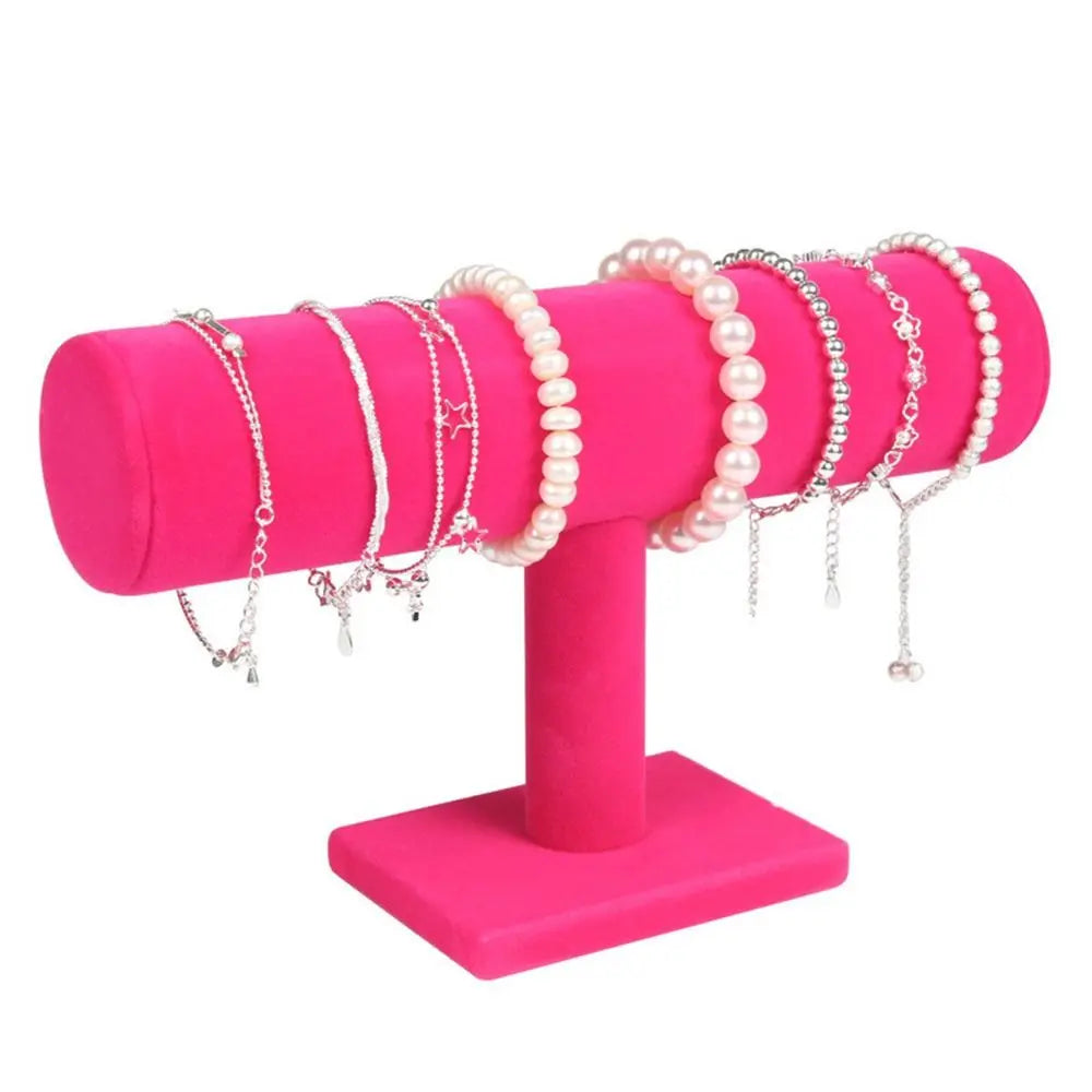 02 Color Velvet Bracelet & Watch Display Stand Jewelry Organizer