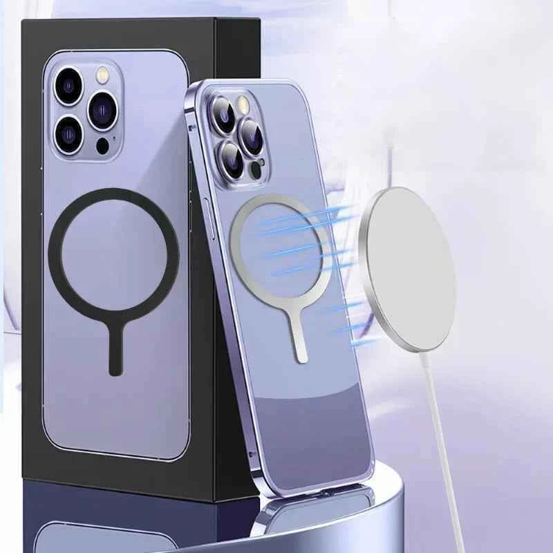 Self Adhesive Metal Ring Iron Sheet Sticker for Phone Case Magsafe Magnetic Wireless Charging Ring for Phone 15