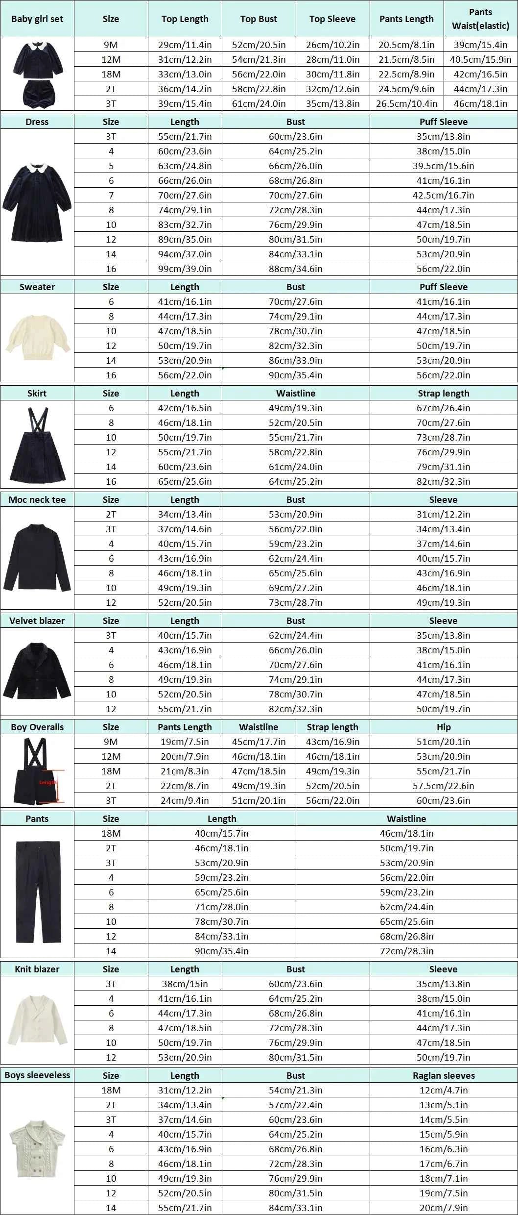 AP AW25 Sapphire Collection Girls Velvet Dress Baby Kids Set Floral Sweater Boys Overalls Brothers Sisters Family Matching