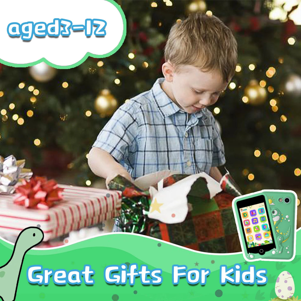 Kids' 3.97-inch Touch Screen Toddler Smart Phone Learning Toy, with Educational Games, High Capacity Children's Phone,Toy Phone