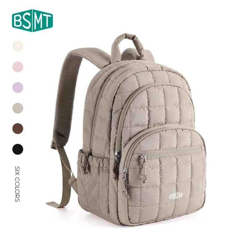 BAGSMART Women's Backpack Large Capacity Travel Backpack Simple Female Bags School College Laptop Backpack for Girls