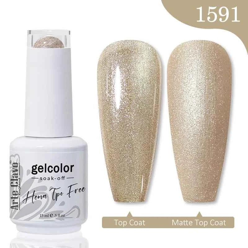 Arte Clavo TPO HEMA FREE Top Quality Discount Price 131 Colors Nail Gel Polish New Formula Nail Gel 15ml Bottle UV Gel Varnish