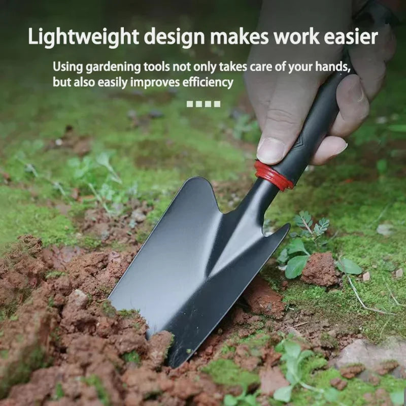 Home Gardening Tools Set. Modern Gardening Tools Set. Light Weight Two-end Hoe Five Teeth Rake Shovel Outdoor