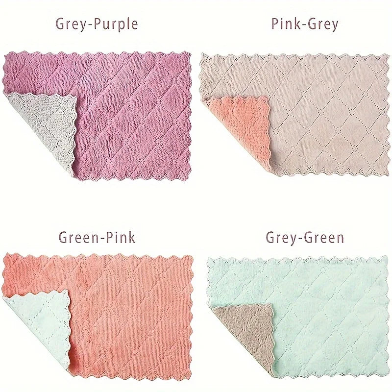 Microfiber Dish Cloth Set – Ultra-Soft, Super Absorbent
