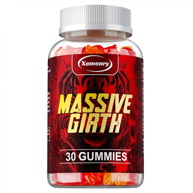 30 Gummies Package Men’s Vitality Gummies Supplement – Energy & Endurance Support