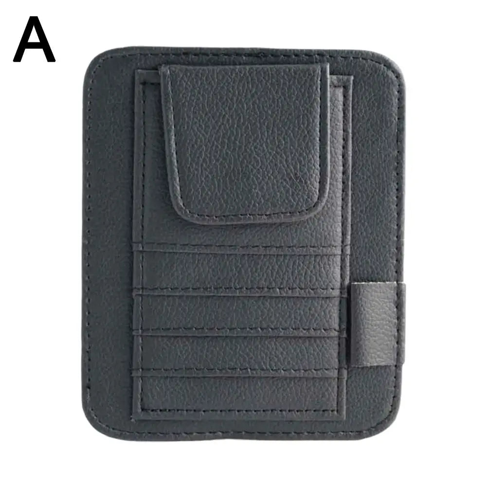 Auto Sonnenbrille Organisator Multi-Tasche Besuchskarte Aufslagbeheer Sonnenbrille Halter Visor Accessoires Auto Interieur