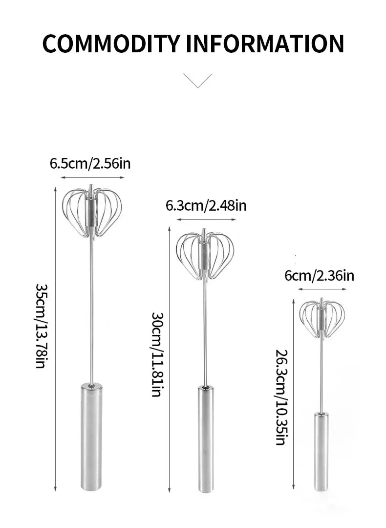 Semi Automatic Egg Beater, Rotating Cream Mixer, Household Manual Egg Beater, Baking Tool, Kitchen Tools