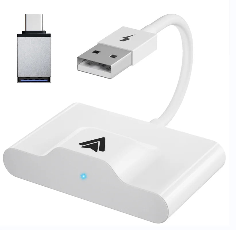 Wireless Android Auto Adapter for Wired Android Auto Car & Android Phones, Android Auto Dongle Convert Factory Wired to Wireless