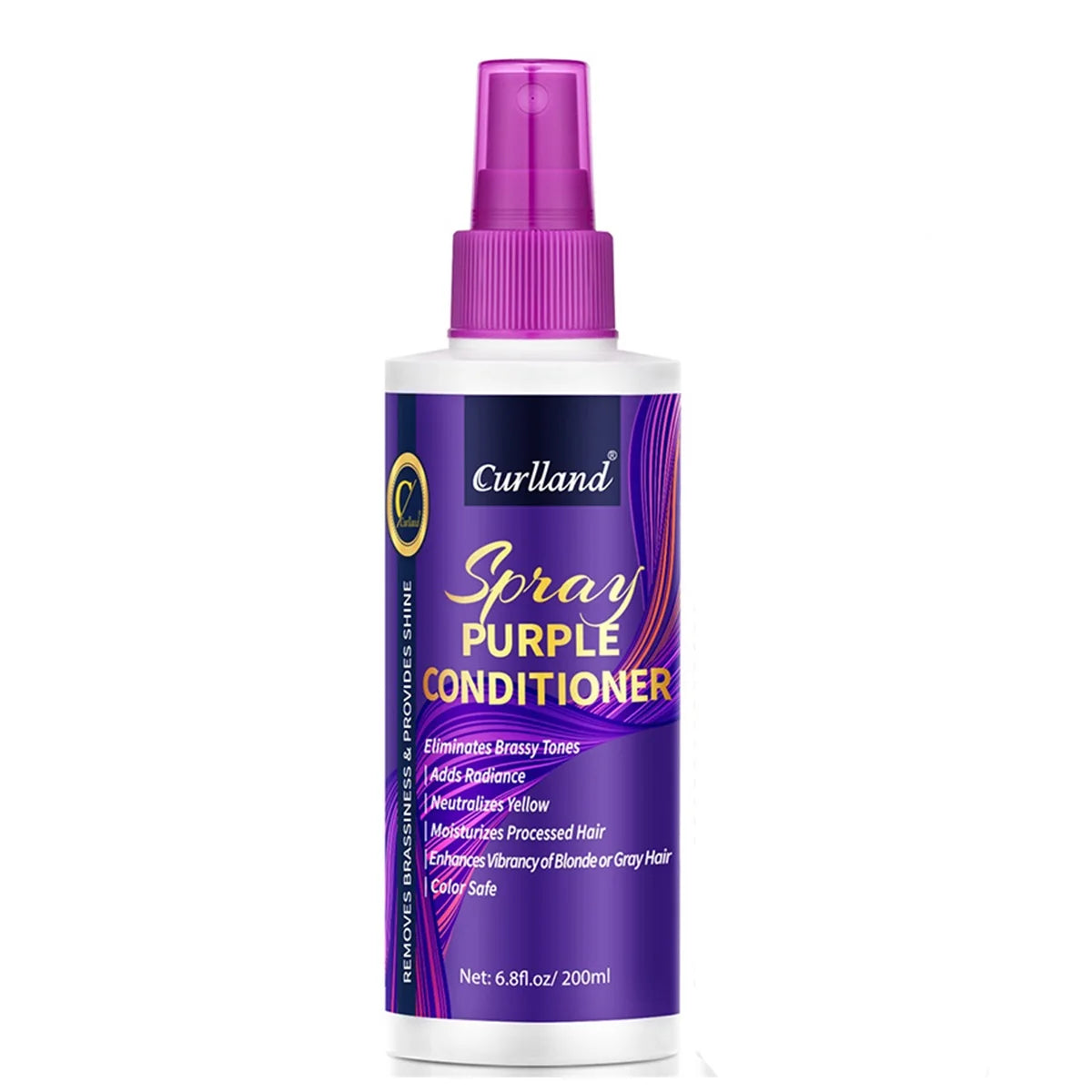 Conditioner Function Purple Leave-In Conditioner Spray For Color-Treated Hair