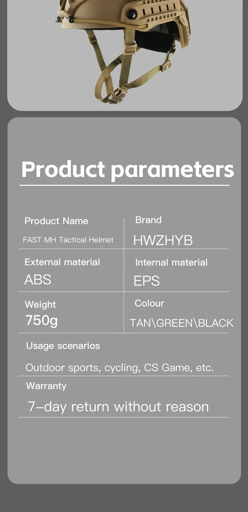 FAST Tactical Protective Helmet Airsoft MH Helmet ABS New Thickened Outdoor PJ Air Gun Shooting CS Protective Equipment
